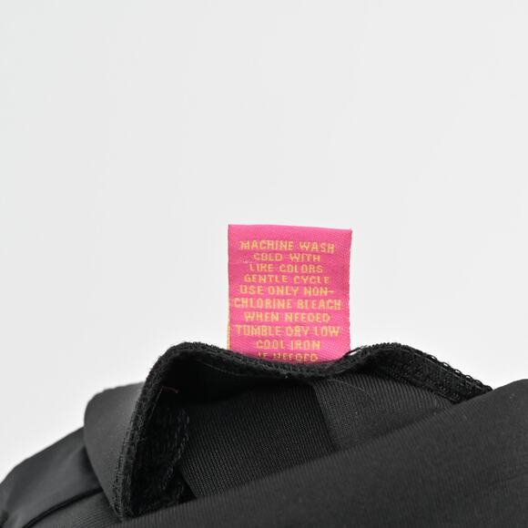 CATHERINE MALANDRINO‎ Skirt Size 4 Black Zip Back Knee Length Pencil Corpcore - Picture 11 of 11